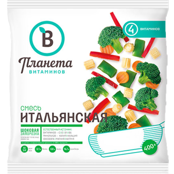 "PLANET OF VITAMINS" Italian mixture