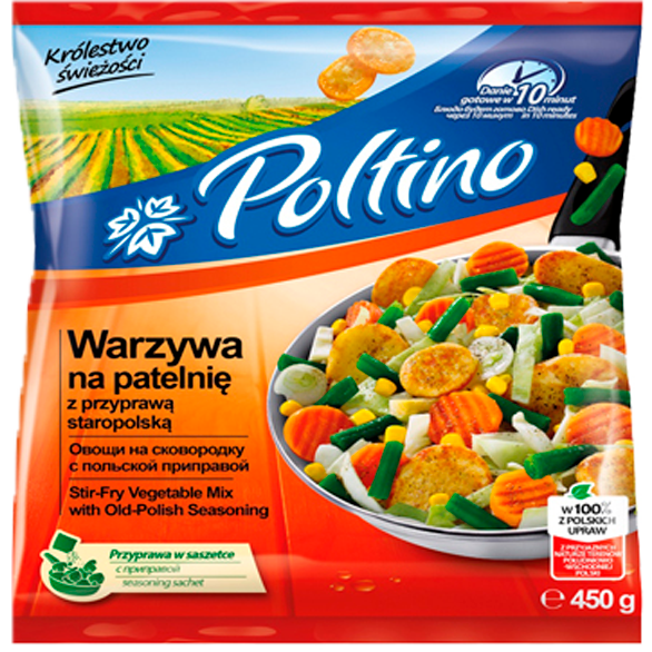 «POLTINO» vegetables in a frying pan with old polish seasoning