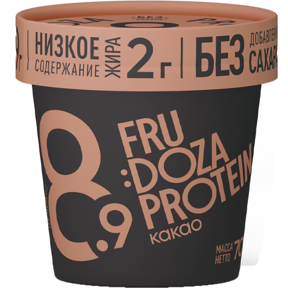 «FRUDOZA PROTEIN» dessert whipped frozen with cocoa