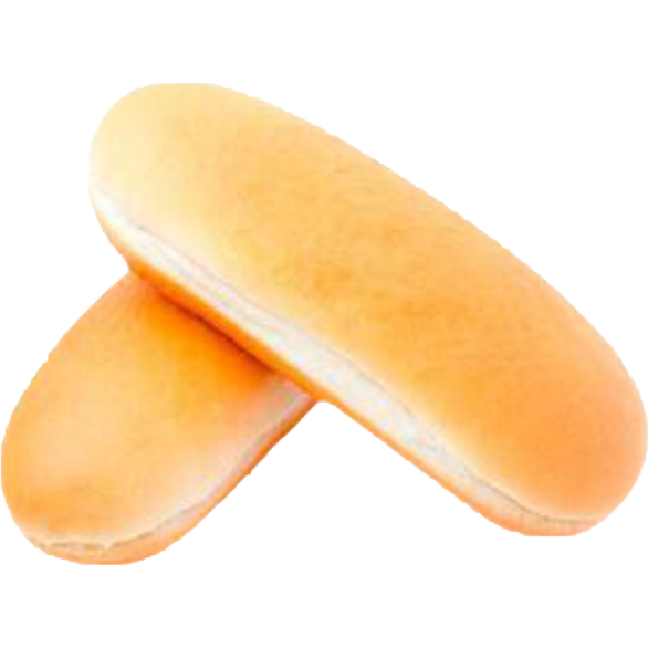 «AGS» danish bun for hot dog (8 packs of 6 pieces)