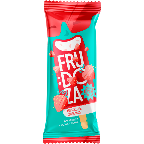 «FRUDOZA» клубника сливочное эскимо