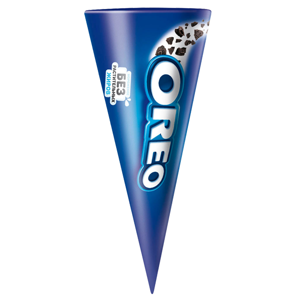 «OREO» vanilla cream with pieces of biscuit horn